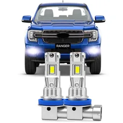 2Pcs LED Fog Lamp Bulbs For Ford Ranger 2019 2020 2021 2022 2023 2024 White Fog Lamp Canbus