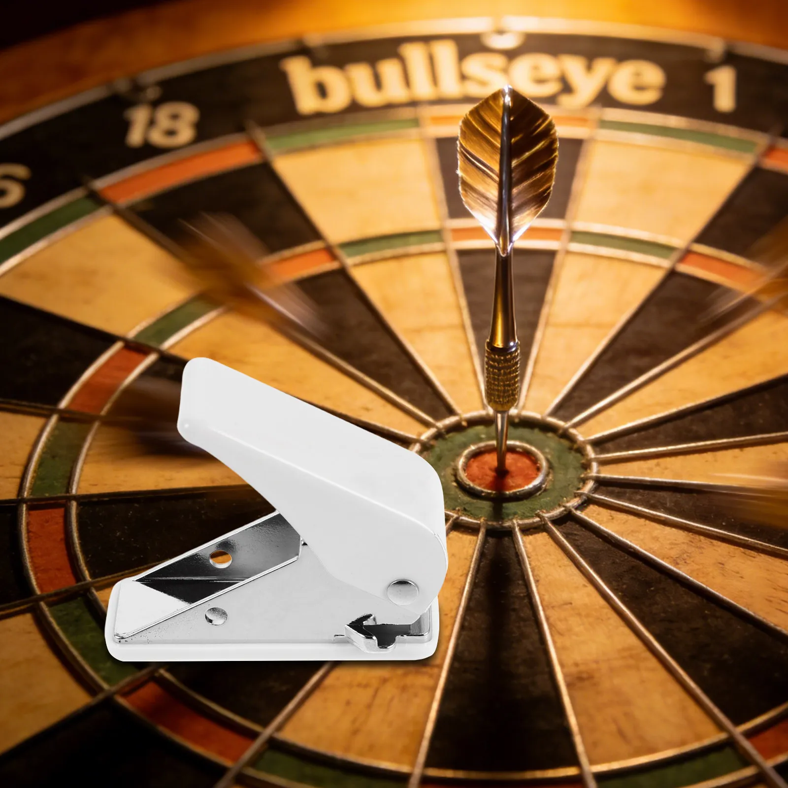 

1Set Dart Flight Punch Tool Alloy Metal Puncher for Dart Accessories Stable Flight Installation 100 Metal O Rings Darts Supplies