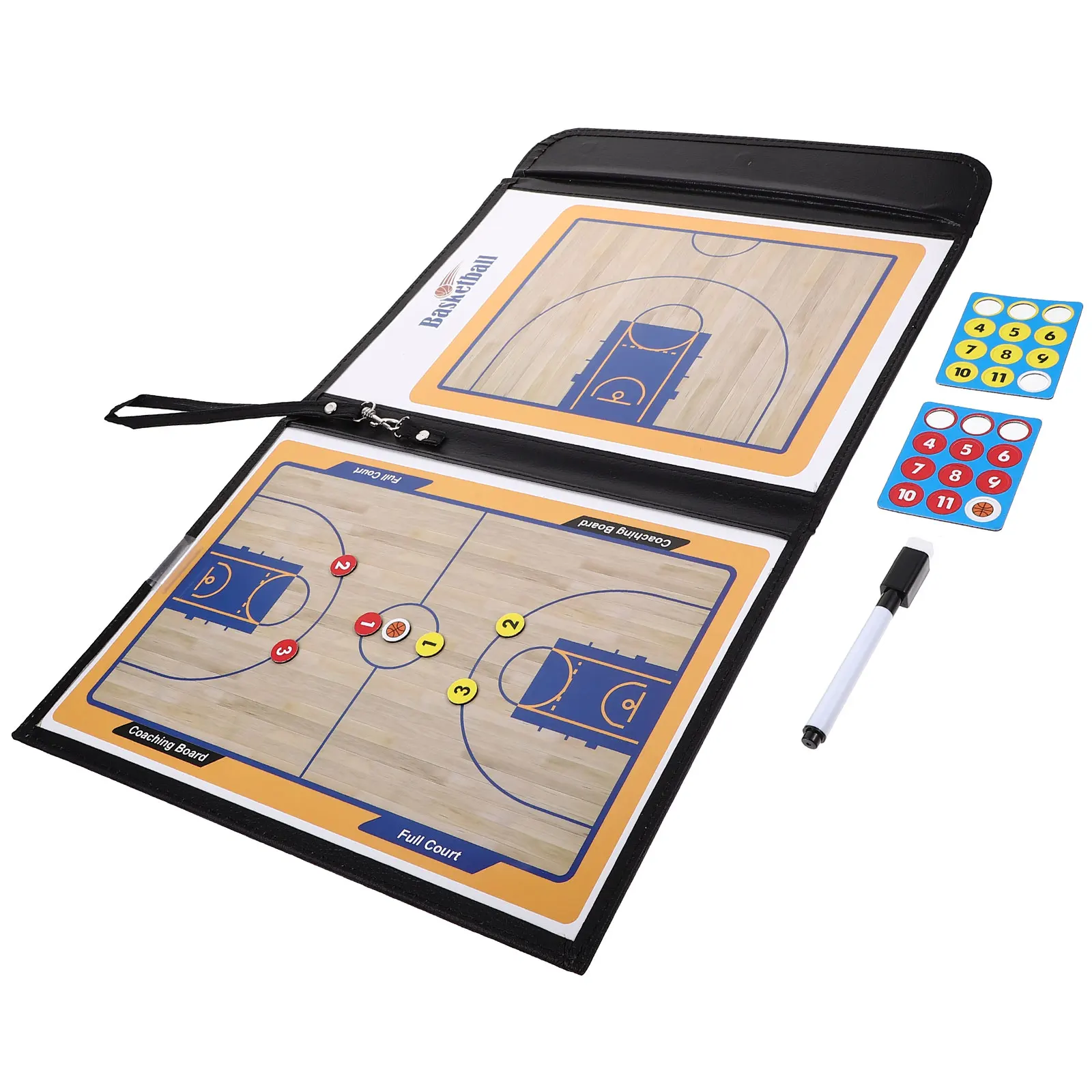 

Basketball Board Equipment Sports Training Match Supplies PVC Lightweight Foldable Clear Dry Erase Writing