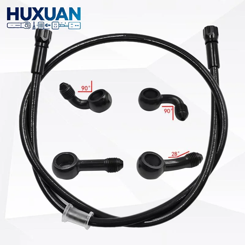 AN3 Motorcycle Brake Hose Performance Upgrade Hydraulic Clutch Brake Cable for Street Racing Bike