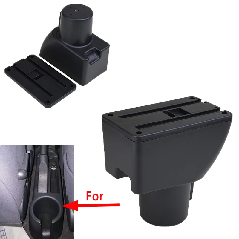 High Quality Armrest For HYUNDAI Getz Car Console Storage Box PU Leather Armrest Retrofit parts dedicated car accessories