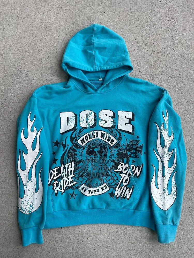 

Men's Oversized Hoodie, Retro, Street, Hip Hop, Harajuku, Printed Letter, Goth Fashion, Casual, Harajuku, Assorted Sweater
