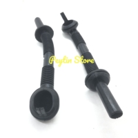 1~10Pcs JAC-1153/HQ-1053 Dust Proof Rubber Black Threading Protective Tube Telescopic Rubber Tube Of The Door Tube