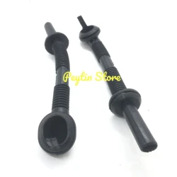 1~10Pcs JAC-1153/HQ-1053 Dust Proof Rubber Black Threading Protective Tube Telescopic Rubber Tube Of The Door Tube