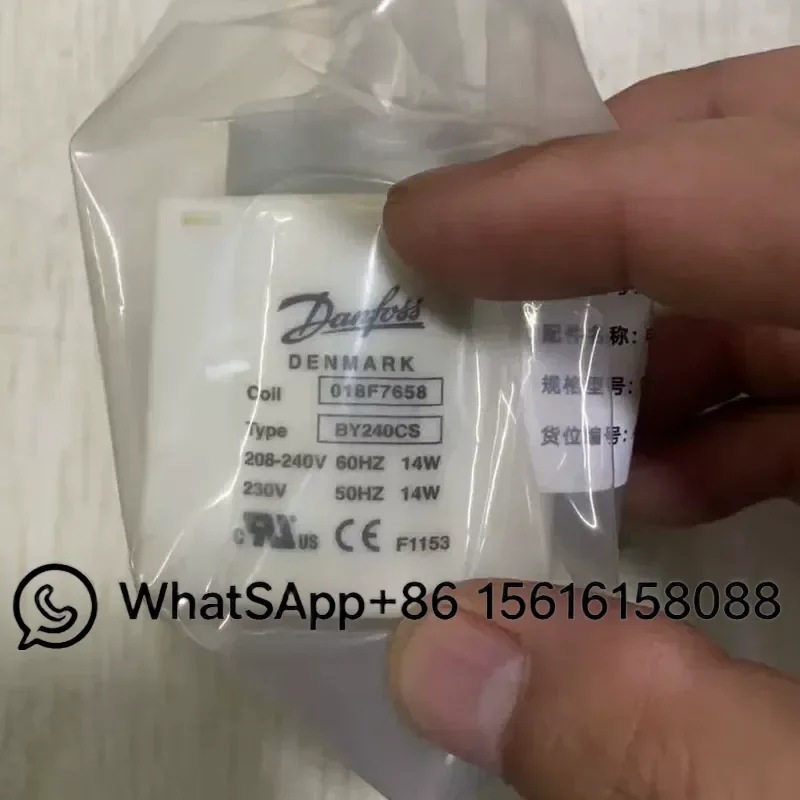 New Danfoss Solenoid Valve Coil 018F7658 950A0293H01 Refrigeration System Replacement Part Compatible with Industrial Cooling