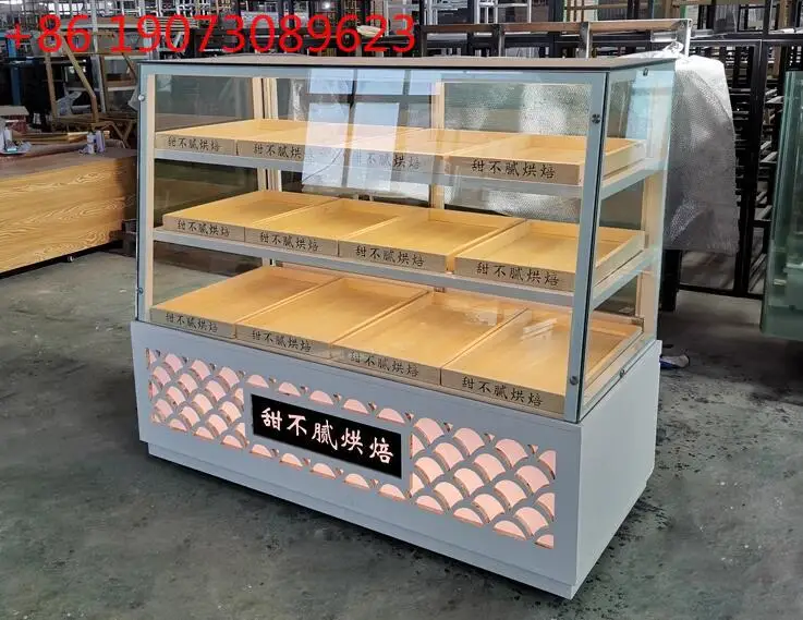 

New Spot Pastry Cabinet Peach Cake Cabinet Face Package Cabinet Side