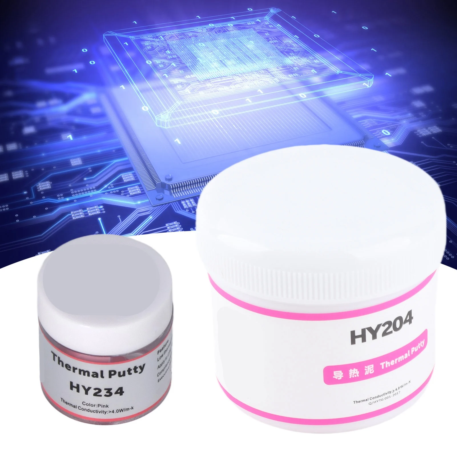 CPU Wärmeleitpaste Kühlkörper Wärmeleitpaste Wärmeleitpaste Verbindung Silikonfett Gute Isolierung Kühlung HY204 für CPU Kühlkörper