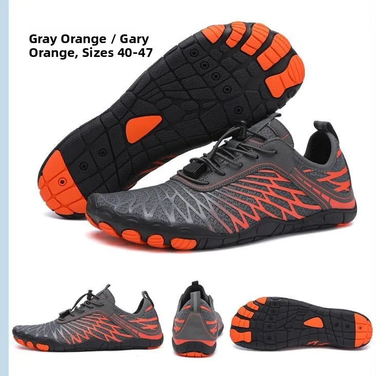 New Five-Finger Stream Trudging Shoes Beach Water Shoes Couple Outdoor Diving Swimming Shoes Indoor Fitness Cycling Climbing ...