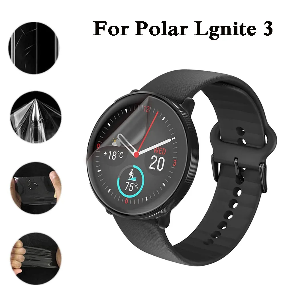 2pcs/lot Screen Protector HD Film For Polar lgnite3 SmartWatch Clear Guard Cover Ignite 3 Protective Films Not Glass