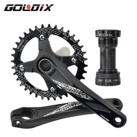 Platos y bielas GOLDIX 104BCD MTB, 165mm, 170mm, 175mm, plato redondo/ovalado 32T/34T/36T/38T, piñón de dientes anchos y estrechos para montaña