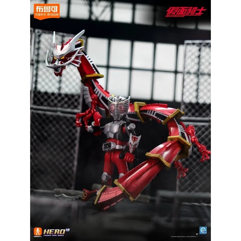BLOKS GROUP ของแท้ Kamen Rider Action อะนิเมะ MASKED RIDER RYUKI EX-AID GENM ประกอบของเล่นสําหรับของขวัญเด็กรุ่นสะสม