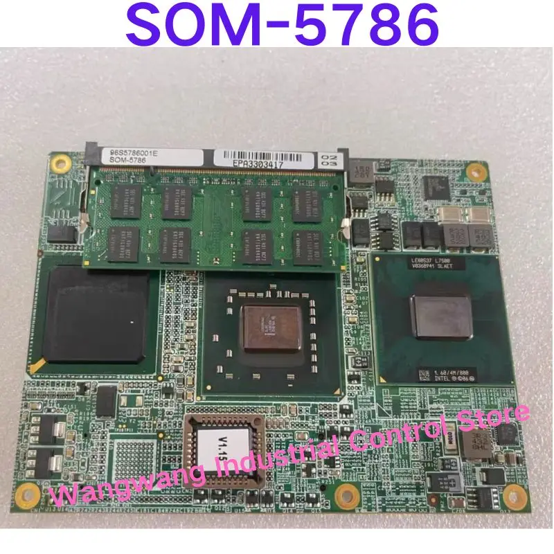 Second-hand test OK, SOM-5786 Rev.A1 industrial control motherboard equipment motherboard SOM-5786