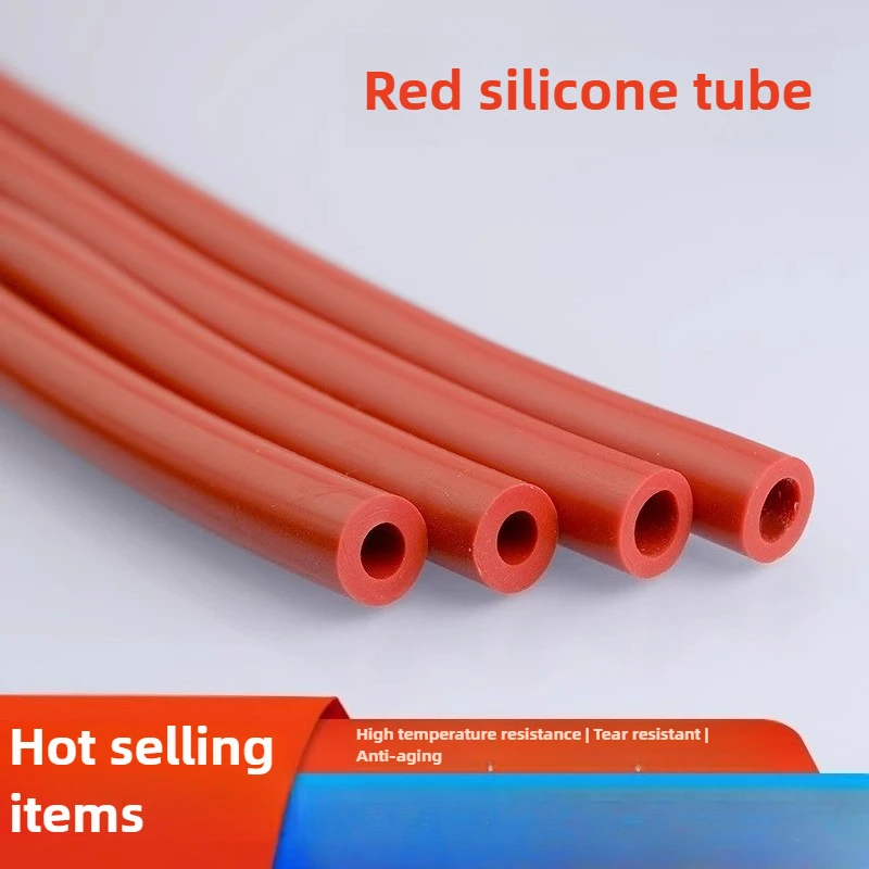 

Red Silicone Rubber Hose, High-Temp & Anti-Aging, Thick & Flexible
