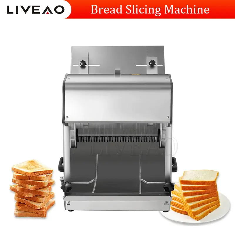 

Industrial Automatic Commercial Toast Loaf Slice Cutting Slicer Cutter Machine Bread Slicing Machine