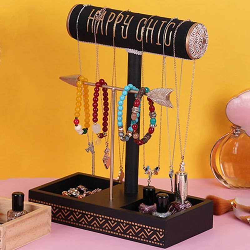 European Vintage Removable Jewelry Display Rack Arrowhead Ring Earring Organizer Bracelet Watch Rack