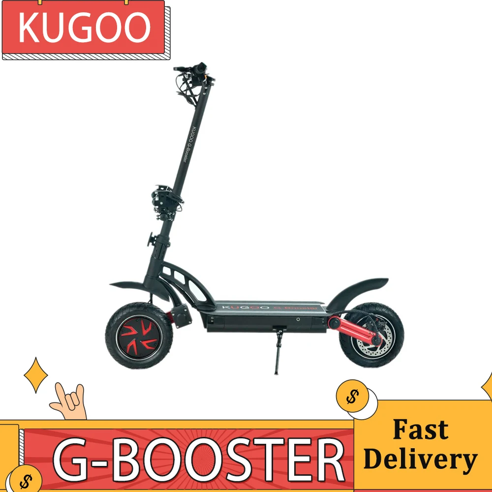 Kugoo G-Booster Opvouwbare Elektrische Scooter Dual 800W Motoren 3 Speed Modi Max 55 Km/h 10 Inch Band