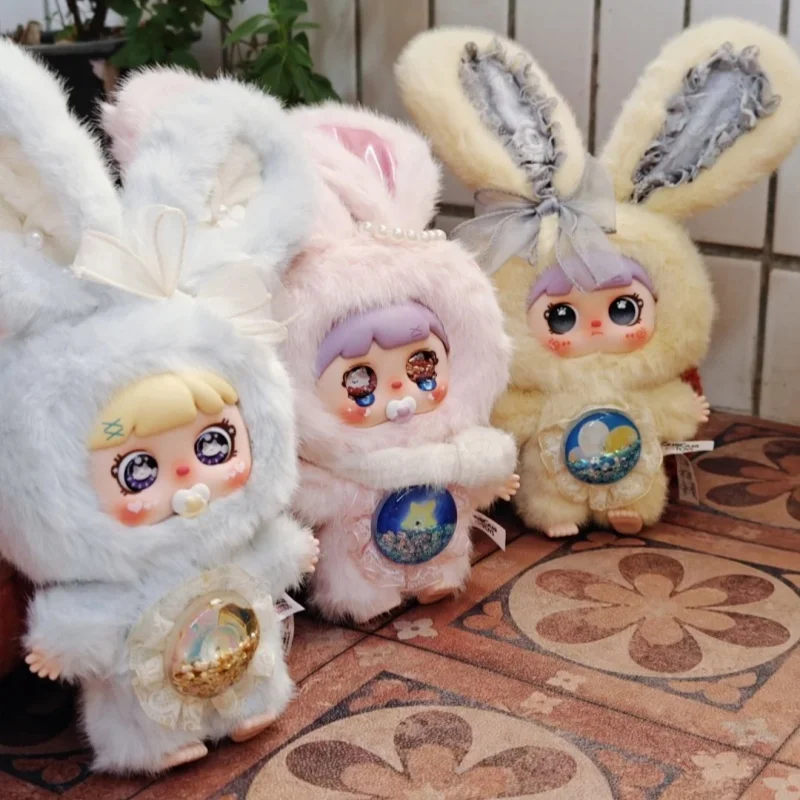 Spot Nieuwe Baby Drie Mocici Candy Heart Rabbit Magic Secret Realm Series Blind Box Pluche Pop Leuk Trendy Speelverjaardagscadeau