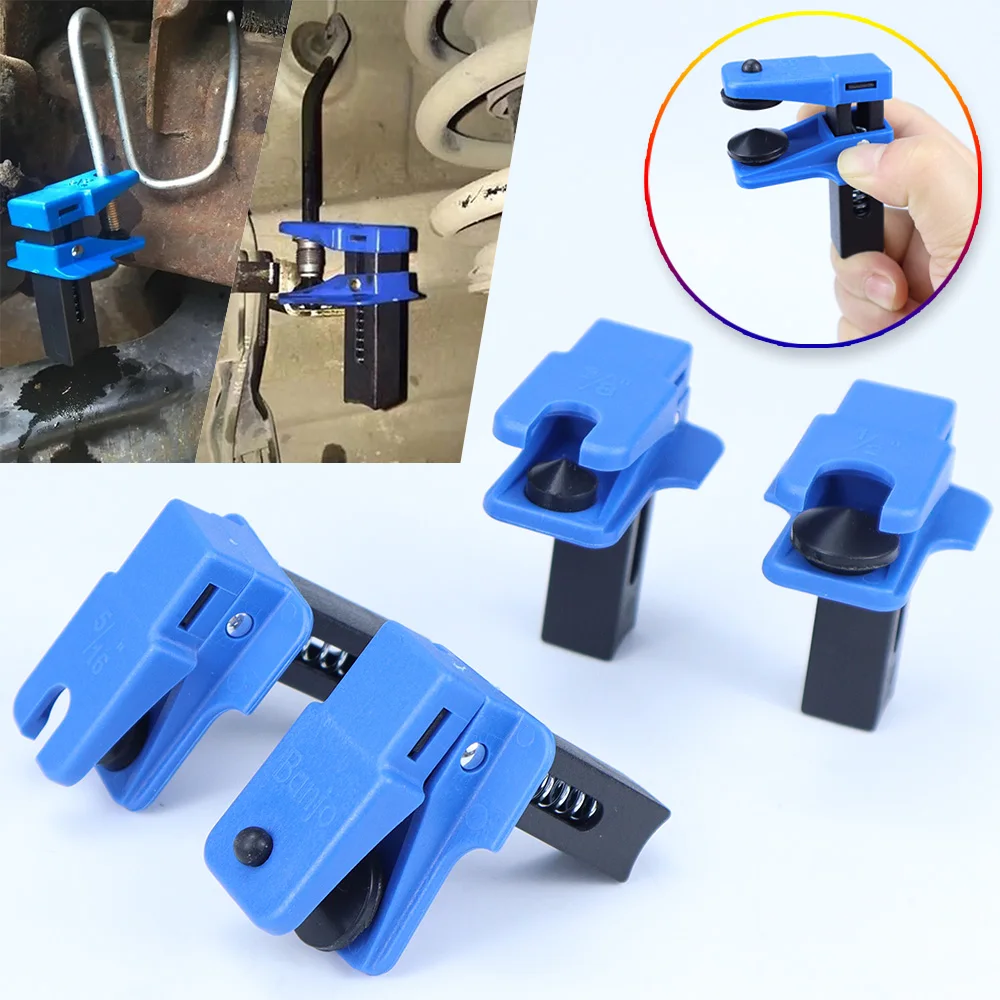 4Pcs Car Brake Oil Pipe Plug Tool Leak Proof Brake Lines Stoppers Prevent Oil Spills Automotive