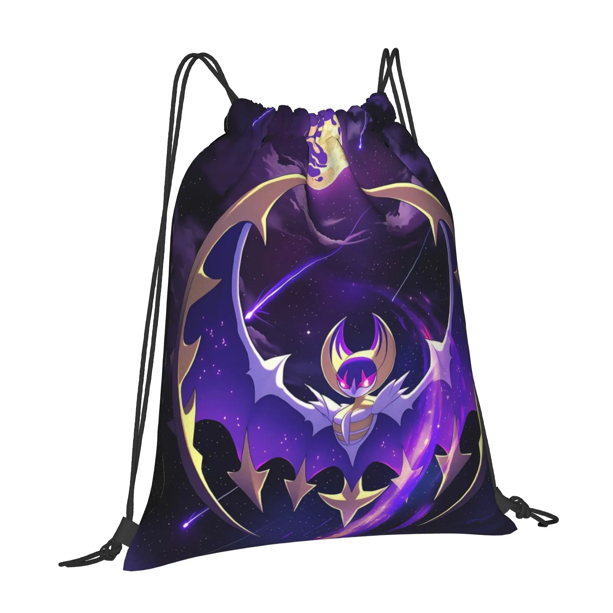 For travel Pouch pokemon  Kawaii Drawstring Bags Hiking Shoe Clothes Storage Multi-function Teen Portable Rucksack