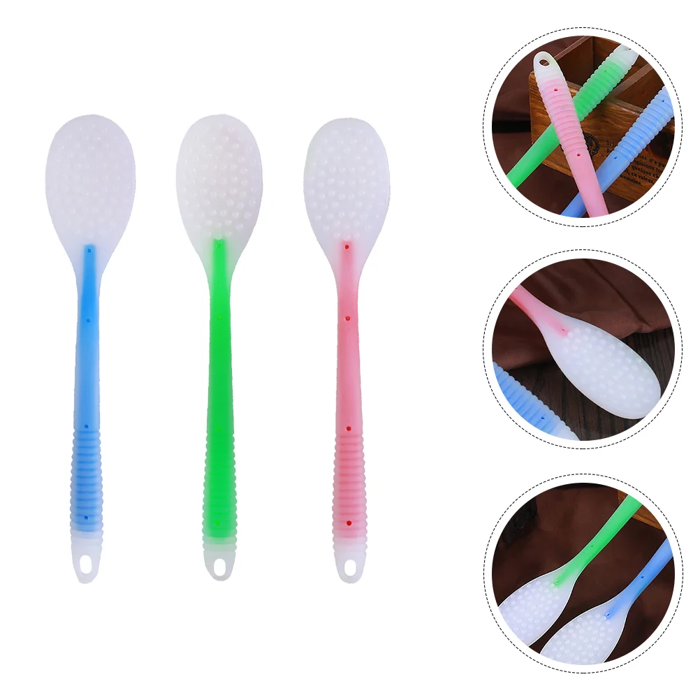 

3 Pcs Manual Massage Sticks Shot The Hammer Silicone Pat Body Beating Massager