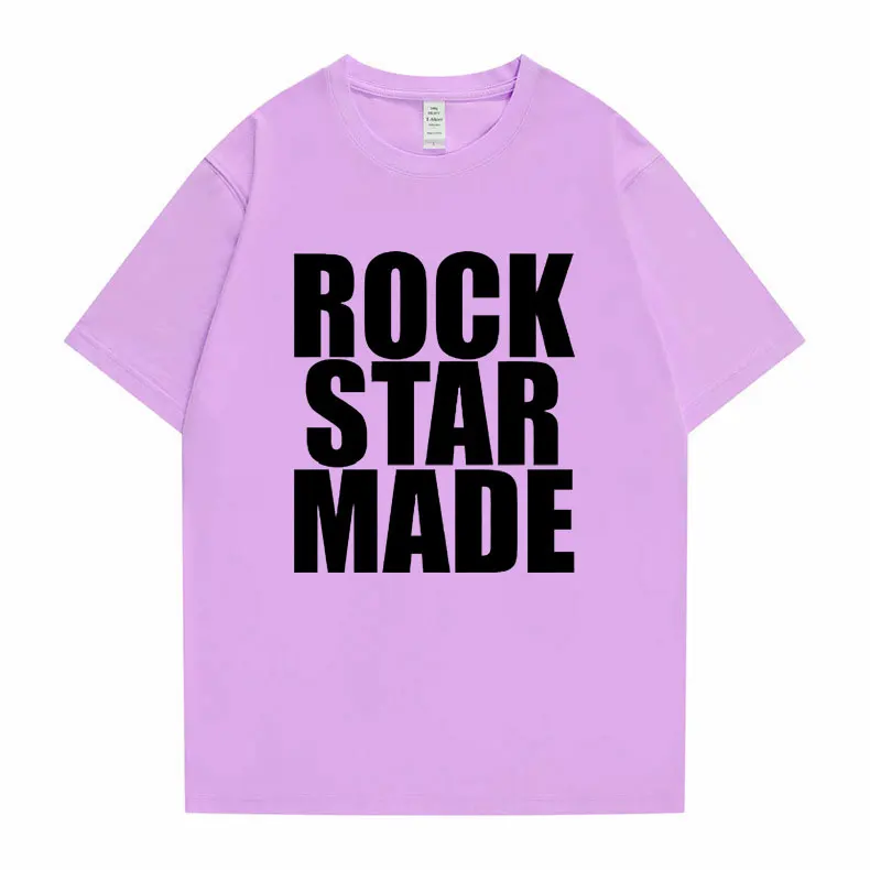 Rock Star Made Playboi Carti Graphic Tshirt Rap Merch 2024 Music Concert Merch Opium Print T-shirt Men Hip Hop Oversized T Shirt