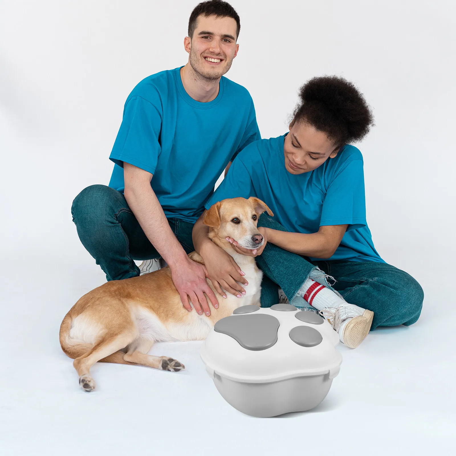 Airtight Pet Food Storage Container for Dog Cat Food Holds Large Amount Fresh Dry Kibble Travel Friendly Stylish Kitchen Pantry