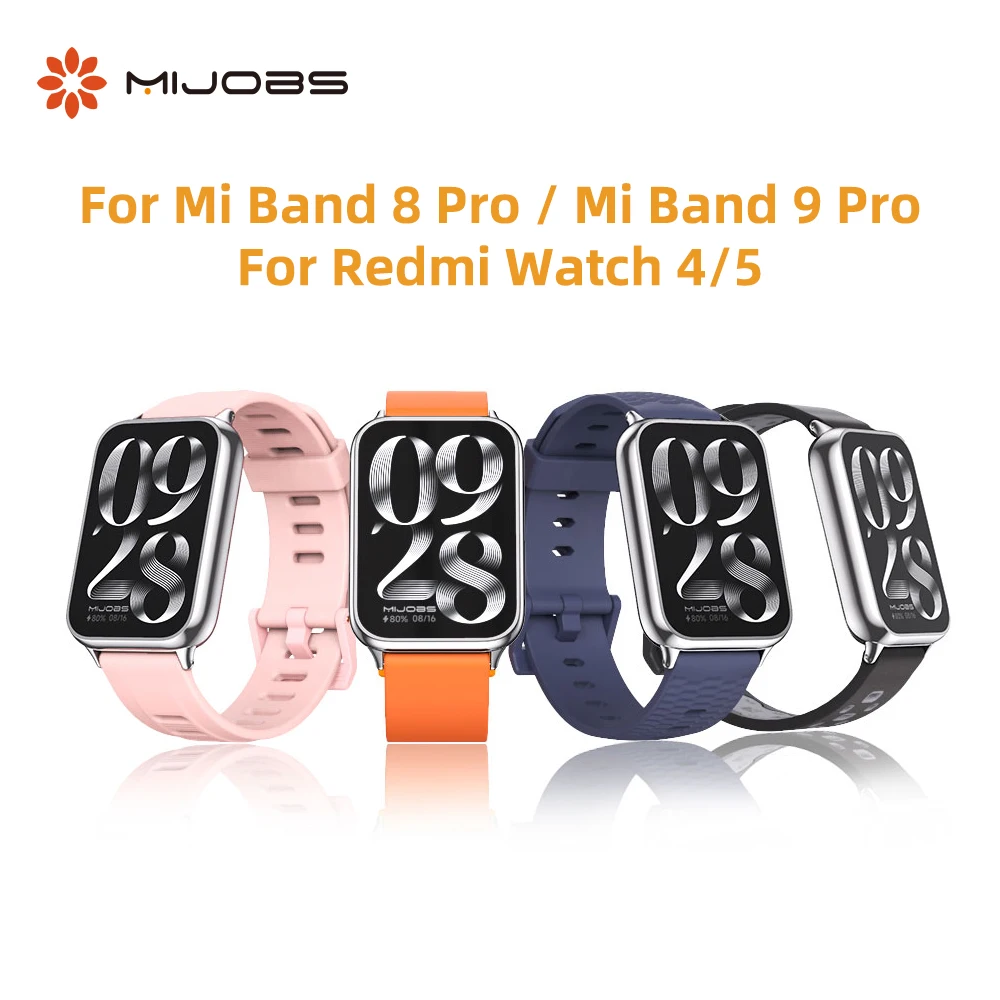 Mi Band 8 Pro силикона ремешок для Xiaomi Mi Band 9 Pro смарт браслет замена Sport Wristband часы Correa для Mi Band 8 Pro