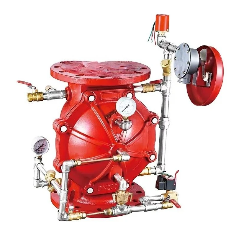 High flow brass cast iron wet valve fittings connectors for fire sprinkler systems