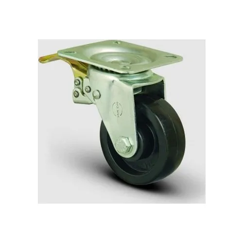 Spherical With Brake Tabla Linked, Bushing, Bakelite High Temperature Resistant Wheel Diameter: 100 - Ek01 Bkb 100F