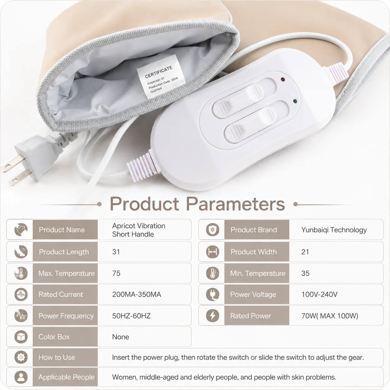 Far Infrared Electric Heated Hand Mitts Vibration Massage Gloves Salon Wax Therapy Hand Mask Heating Spa Hand Care Gloves