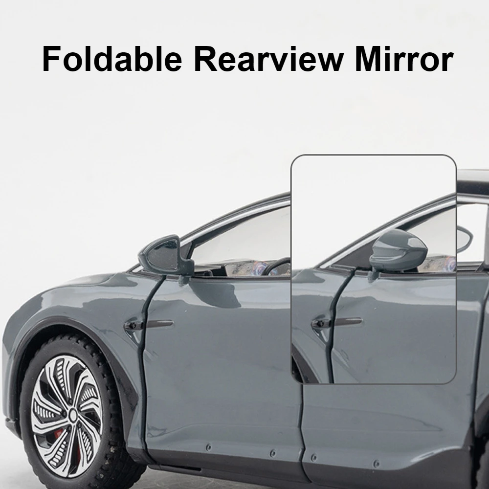 Schaal 1:22 HiPhi X Nieuwe Energie Auto Model Speelgoed Geluid Licht Trek Legering Diecast Voertuigen Modellen Decoratie Kinderen Verjaardagscadeau