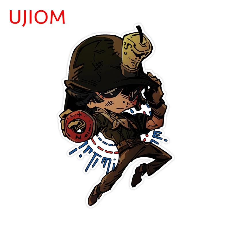 UJIOM for Identity V Puppeteer Chibi Wall Sticker Matthias Czernin Funny Graphics Decals Personal Art DIY Home Decoration