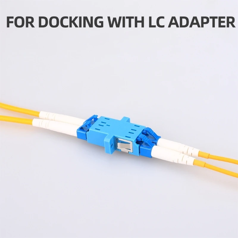 Adaptor Coupler Serat Duplex UPC Berkualitas Tinggi dengan Cangkang Logam untuk Dropship Jaringan