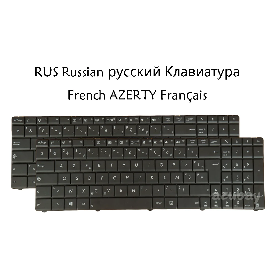 Russian RU French Laptop Keyboard For Asus A53BE A53BR A53BY A53TA A53TK A53U A53Z K53BE K53BR K53BY K53TA K53TK K53U K53Z K73B