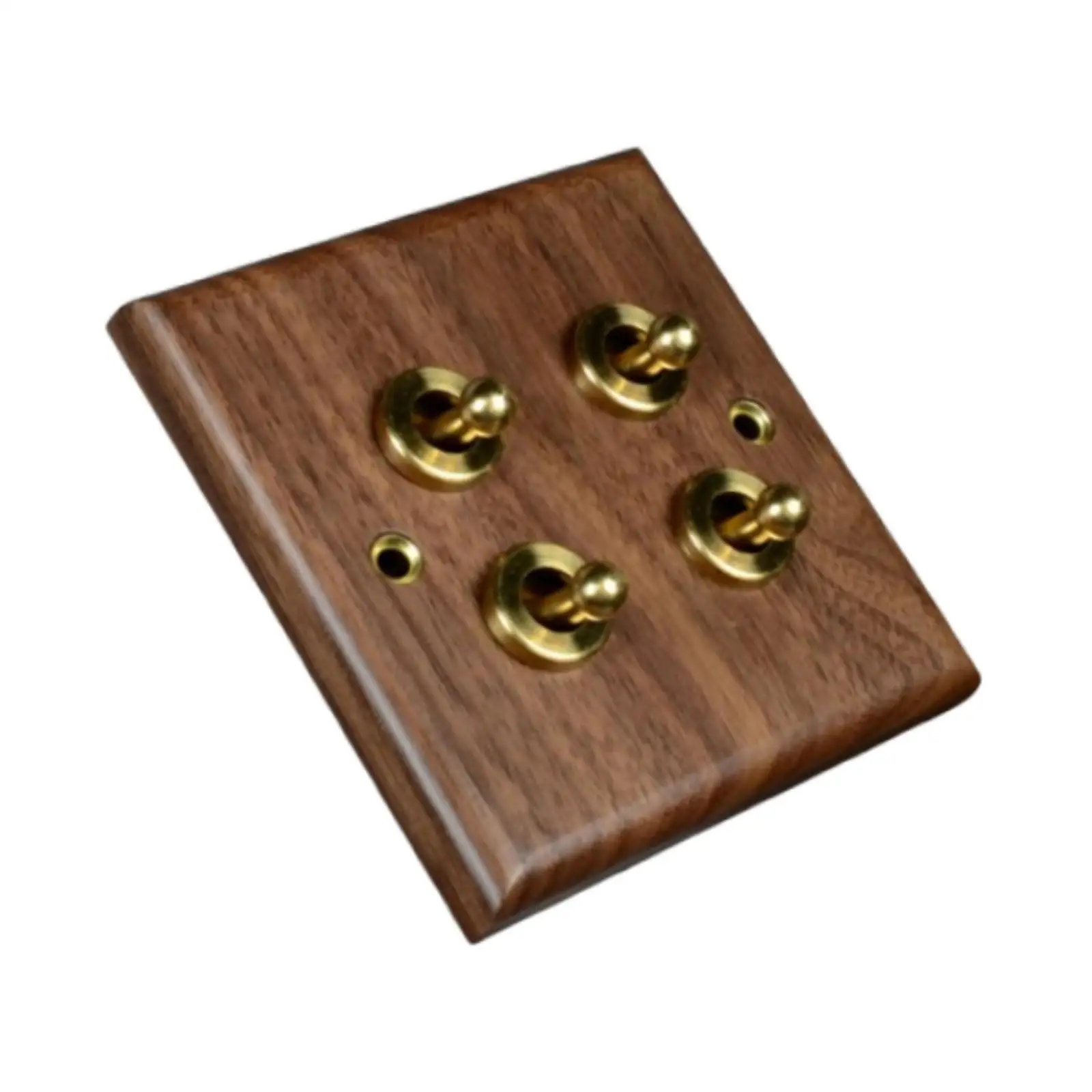 Panel Stopkontak Kayu Pelat Sakelar Pencahayaan Praktis Mudah Memasang Dekorasi Rumah