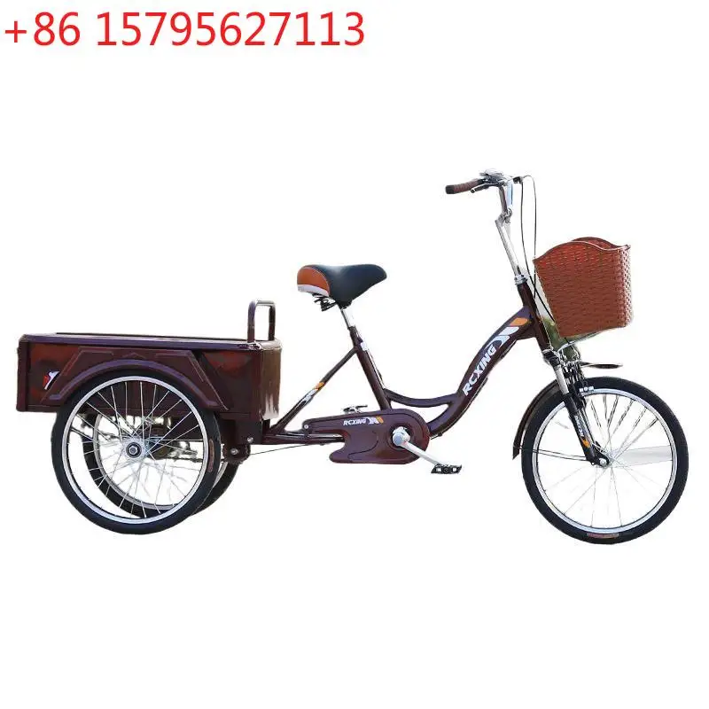 

Elderly tricycle Adult bicycle Small and medium-sized light transportation tricycle Elderly pedal rickshaw