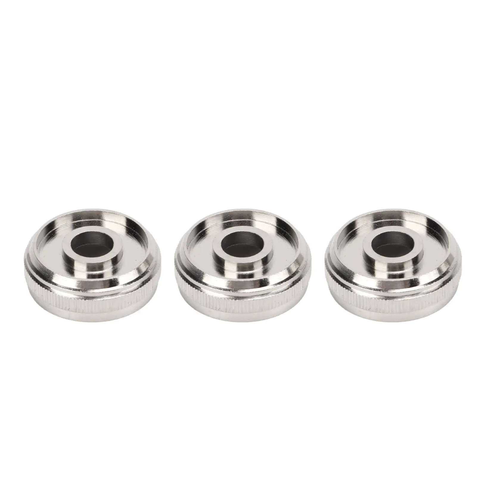 

3 Pcs Metal for trumpet - Silver Screw Piston Top & Bottom for trumpet