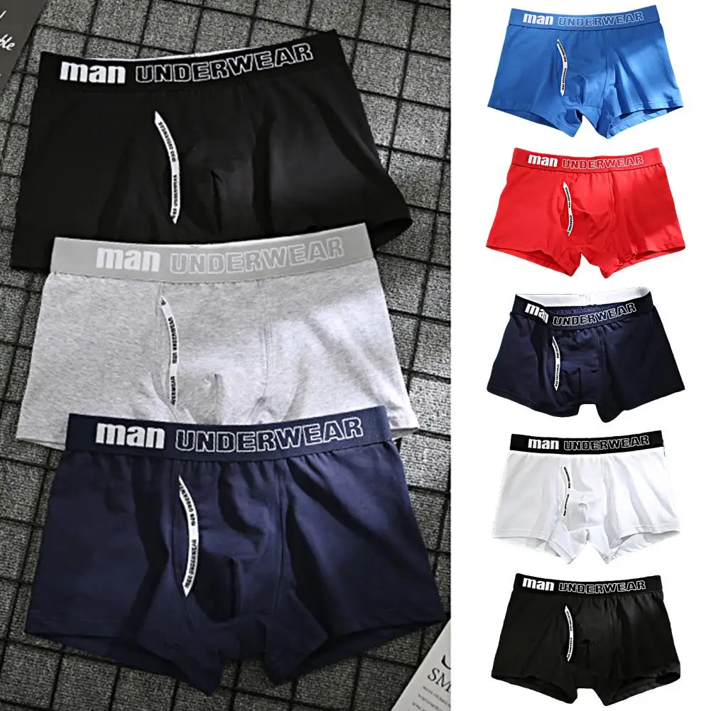 Boxer Mens Underwear Men Cotton Underpants Male Pure Men Panties Shorts Underwear Boxer Shorts Comfortable Cotton Plus size 4XL