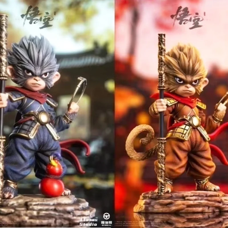 Black Myth:Wukong Figures Wukong Anime Figure Q Version Figurine Pvc Gk Statue Models Dolls Collection Desk Ornaments Toys Gifts