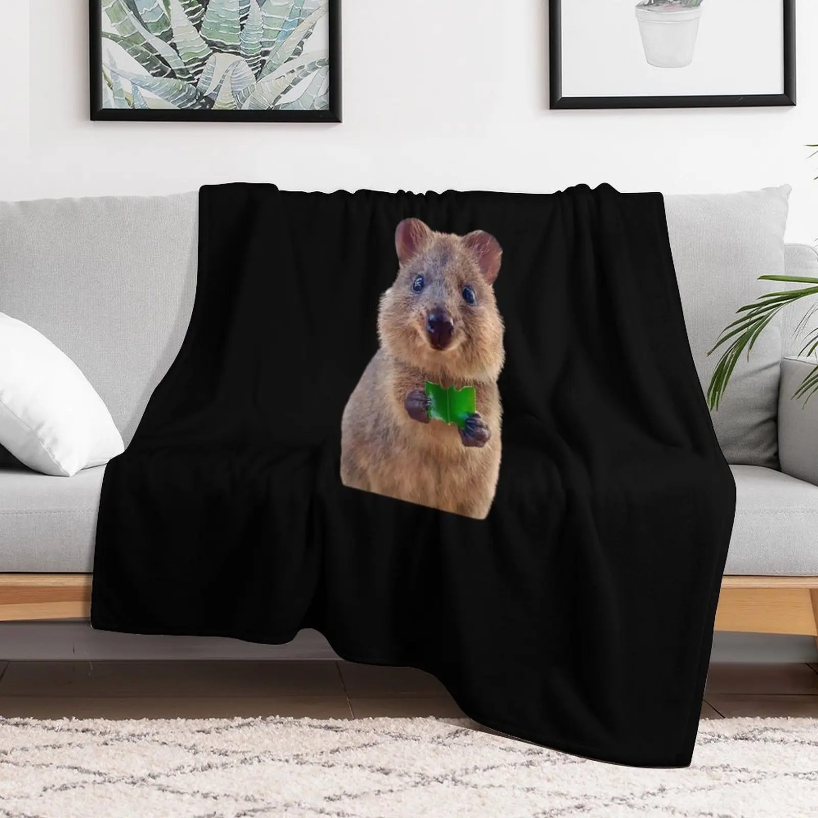 Quokka Throw Blanket Heavy heavy to sleep christmas decoration Blankets