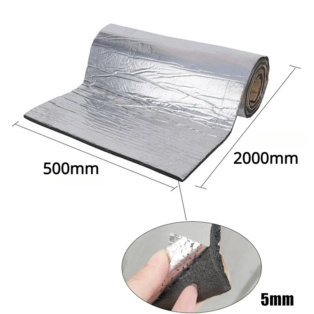 5/10mm Auto Geluiddichte Mat Proofing Deadener Warmte Geluidsisolatie Deadening Mat Kap Gesloten Cel Schuim Accessoires Meerdere maten