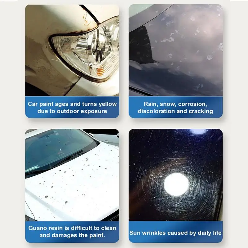 Coating Renewal Agent Paint Quick Coating Agent High Protection Coating Spray Hydrophobic Polish Spray Sealant Car Wax For