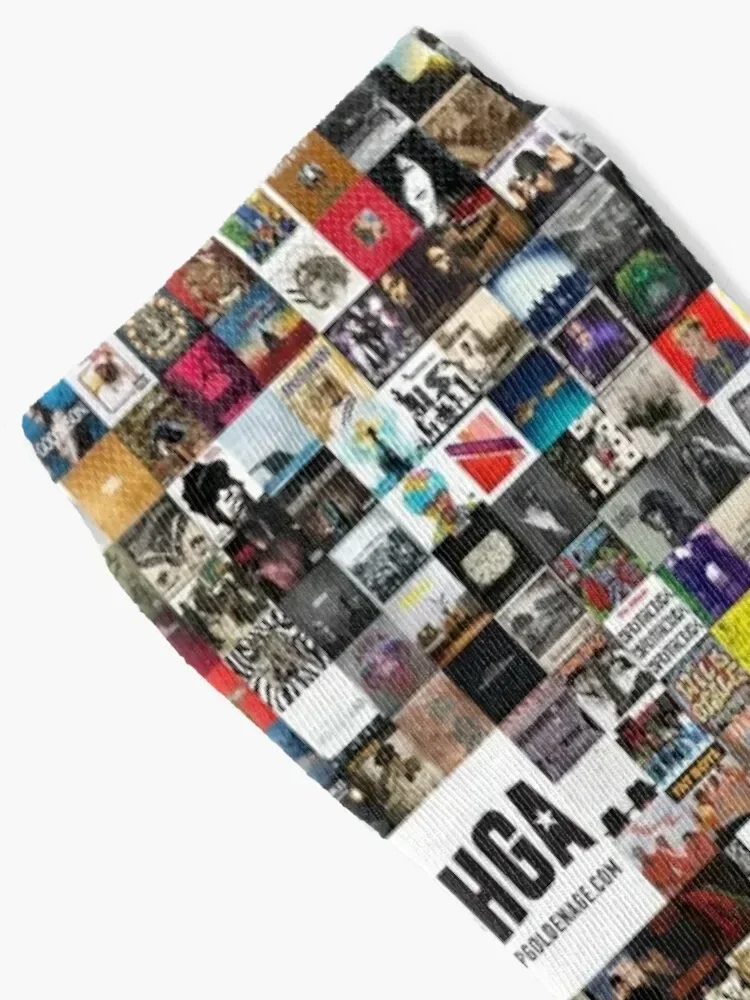 BEST HIP HOP ALBUMS 1980 - 2019 ถุงเท้าการบีบอัดขี่จักรยานเด็กผู้หญิงถุงเท้าผู้ชาย