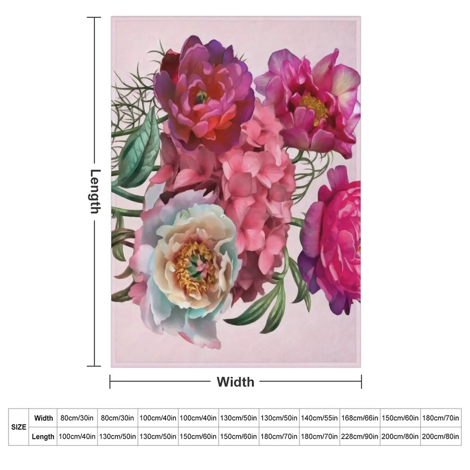 Flower Garden Throw Blanket Hair Bed For Decorative Sofa anime Extra Large Throw Luxury St Blankets