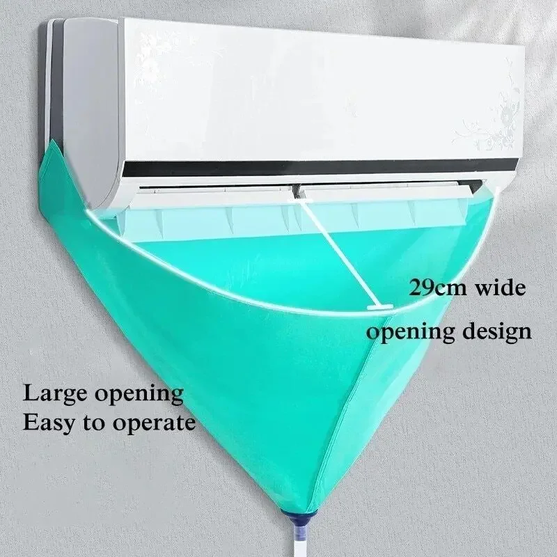 에어컨 청소 키트 누수 방지 커버 에어컨 클리너 풀 세트 수도관 분해 필요 없는 청소 도구 포함