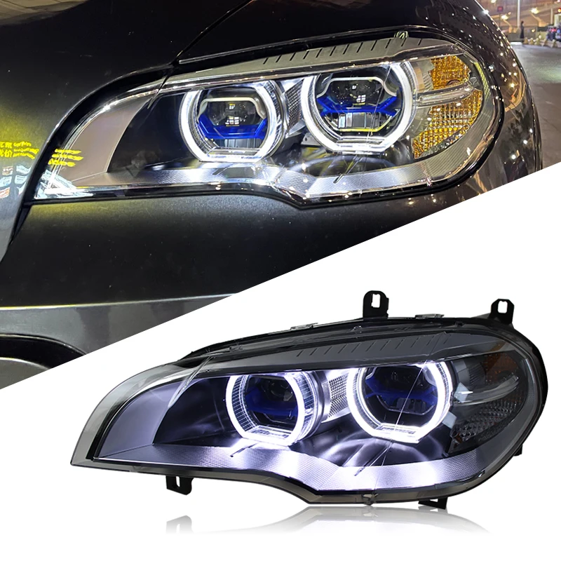 LED Turn Signal Headlight For Toyota 2014-2017 Prado Car Front HeadLamp Assembly Led Lens Daytime Running Light Accessories