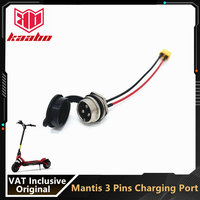 Original Kaabo 3 Pins Charging Port for Mantis 10 Mantis 8 Wolf King GT Wolf Warrior Electric Scooter Charging Port Accessories