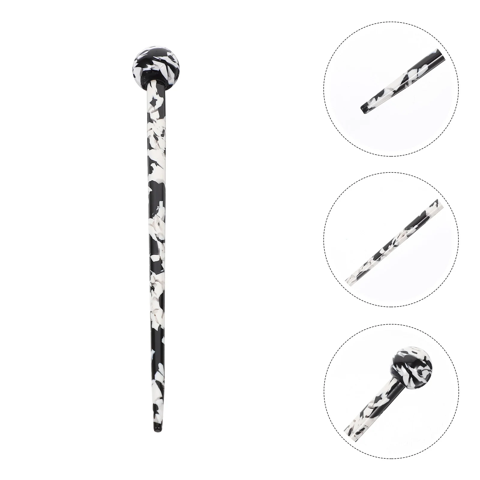 

Pearl Chopsticks Comfortable Fine Texture Sturdy Useful Chinese Hair Stick Accessories Women Temperament Decorative Hairstyles