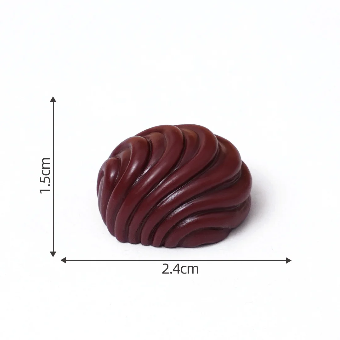 

30pcs Chocolate Decorative Artificial Props Resin Crafts Candy Display Realistic Faux Food Display Props Models Faux Food