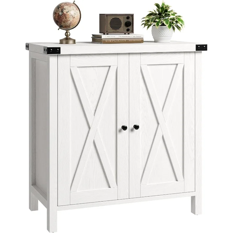 

Buffet Cabinet Farmhouse Storage Cabinet with Doors and Shelves, Buffets and Sideboards Entryway Cabinet with Storage Accent